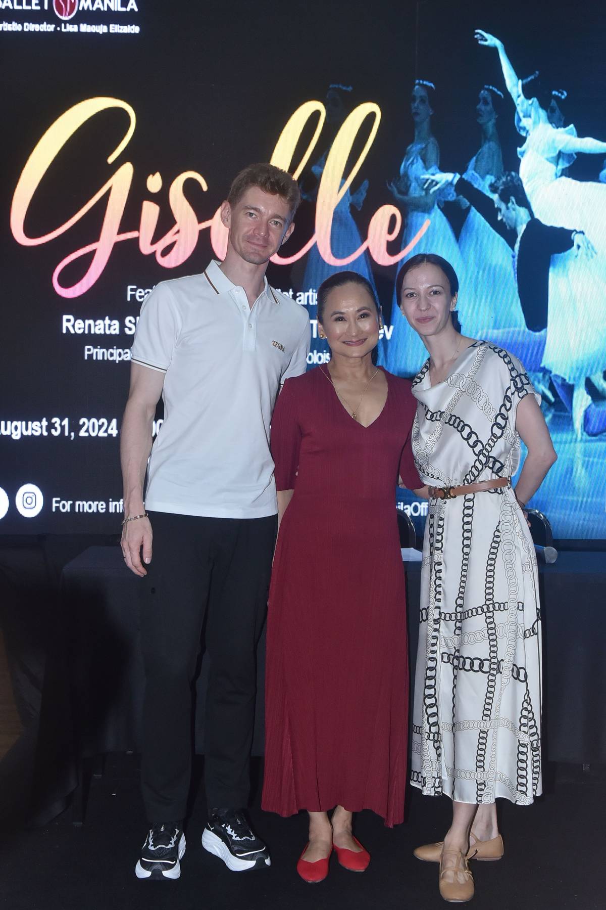 Alexei Timofeyev, Lisa Macuja-Elizalde and Renata Shakirova.